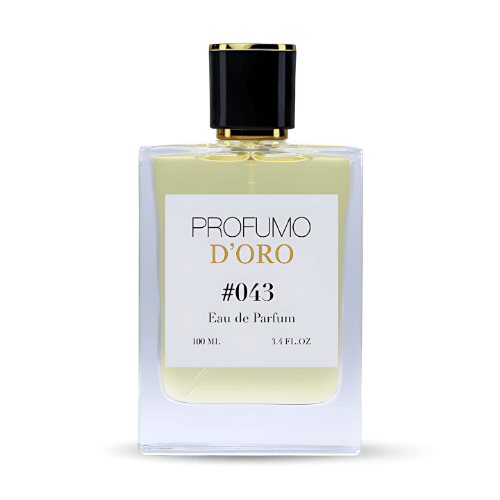 Profumo D’oro #043 – moderner Flakon in stilvoller Optik, Hauptansicht eines energiegeladenen Herren Eau de Parfum